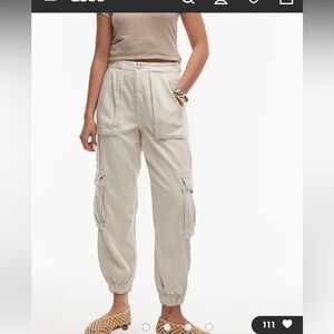 Allsaints freda pants in ecru